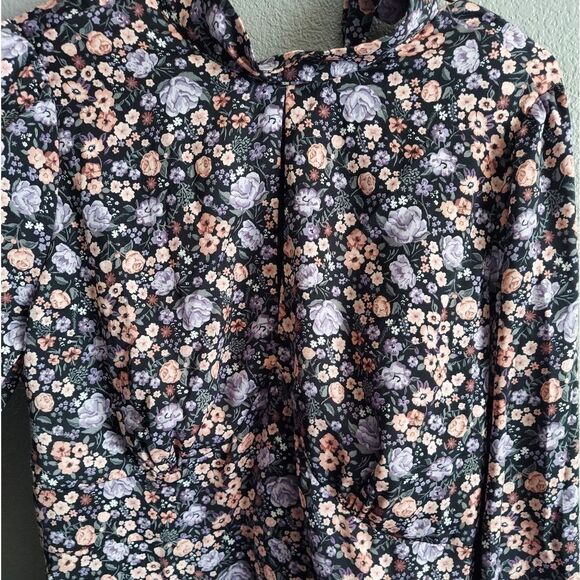 NEW H&M Open Back Floral Dress Size 16 - Picture 2 of 6